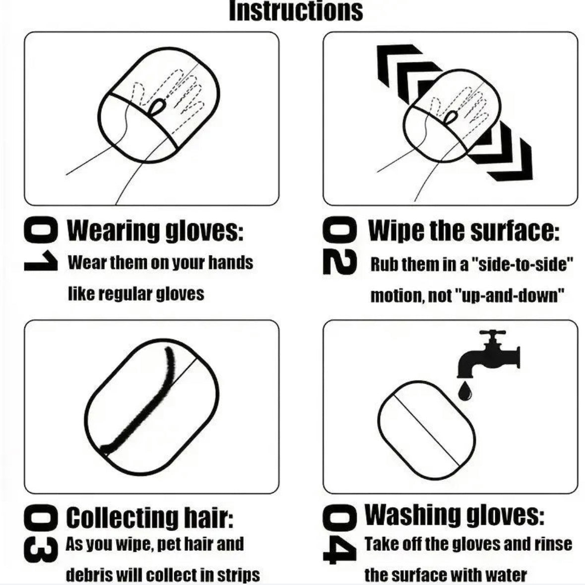 Petvou™ Pet Hair Removal Glove
